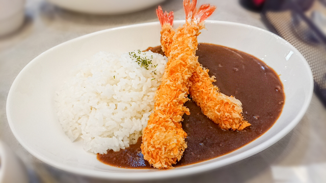 Katsu Prawn Curry Rice Bowl