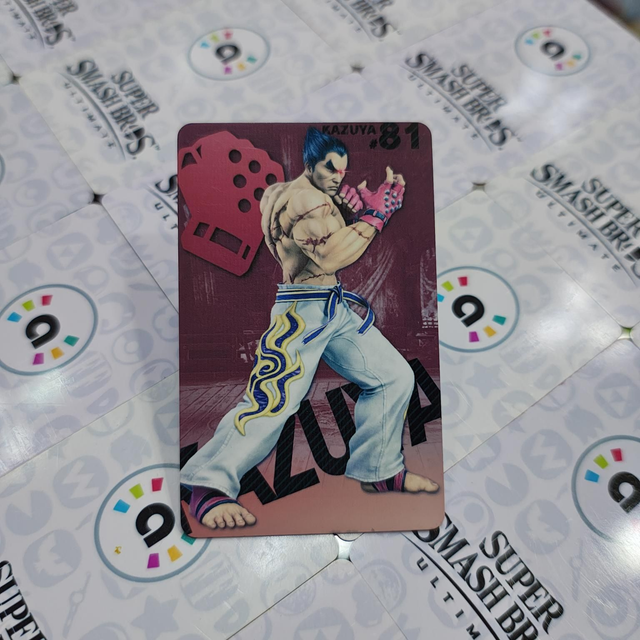 Tarjeta Amiibo Kazuya / Smash Bros