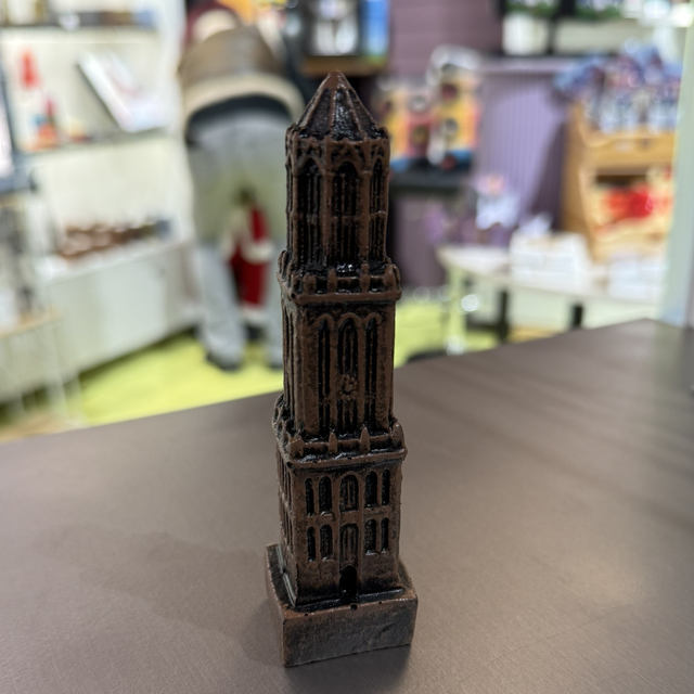 Domtoren 12 cm (kleur bruin)