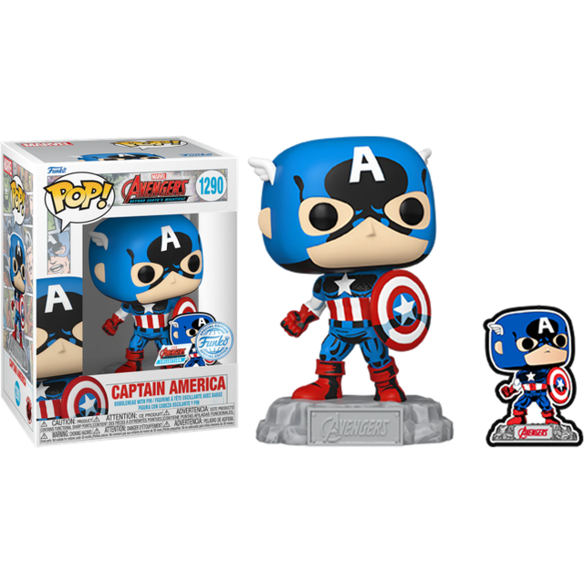 Marvel: Captain America with Pin Pop! #1290