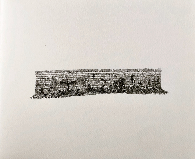 Pattern - 20x24 cm - Ink on 300 gr paper