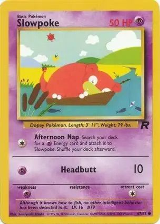 Slowpoke - 67/82 (Team Rocket Unlimited)