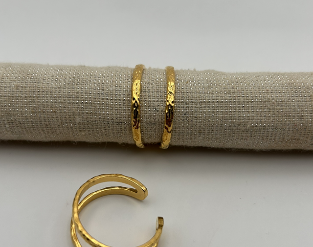 Bague double anneau
