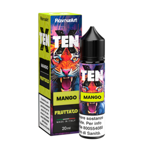 FLAVOURART Ten X Mango SHOT 20/60 20ml EAN8058611847301