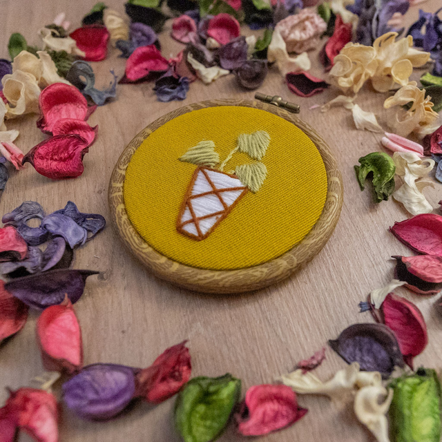 Broderie - les fleurs suspendues 1 - 