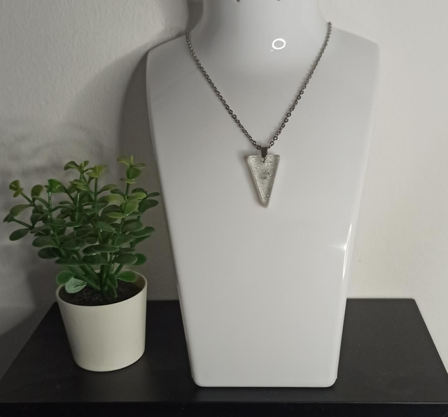 Pendentif éclat d&#039;argent CO014