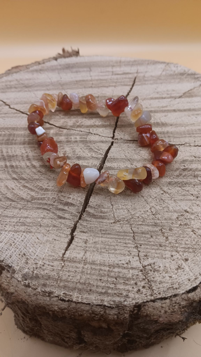 Bracelet baroque Cornaline A