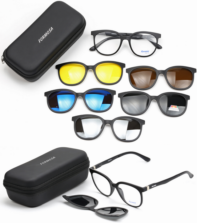 Armazón con 5 Clip-on Formosa 5FM11