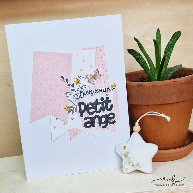 Carte "Bienvenue Petit Ange"