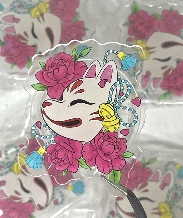 PHONE GRIPS MASQUE CHAT