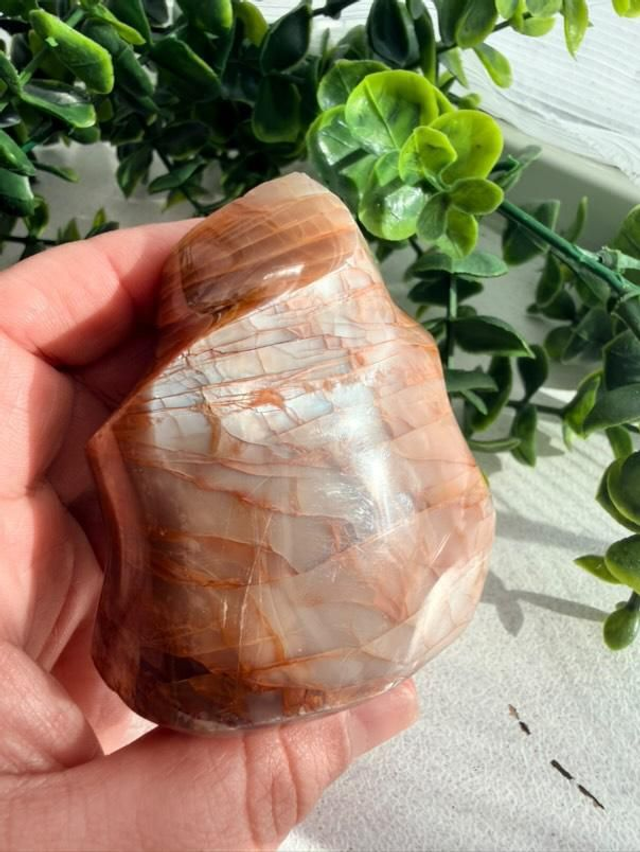 Peach Moonstone Flame