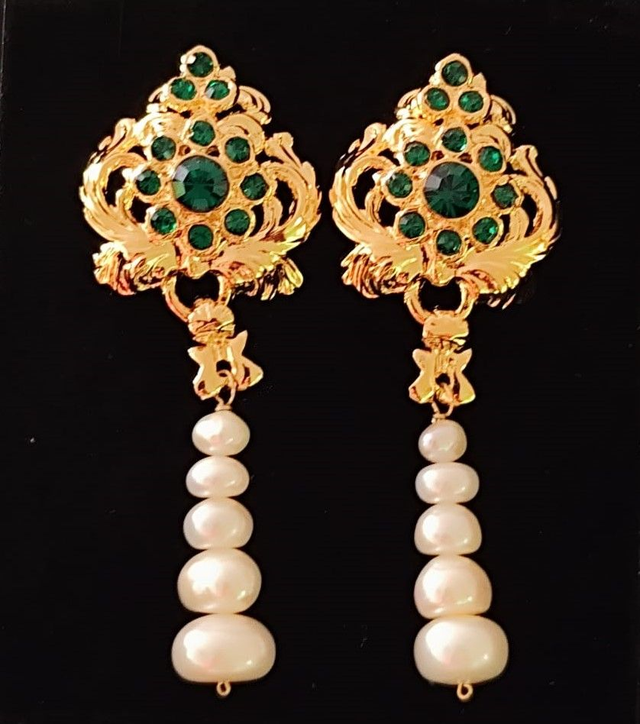 Pendiente chorro 759 esmeralda