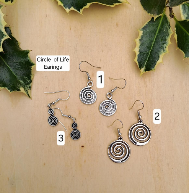 CIRCLE OF LIFE EARINGS 