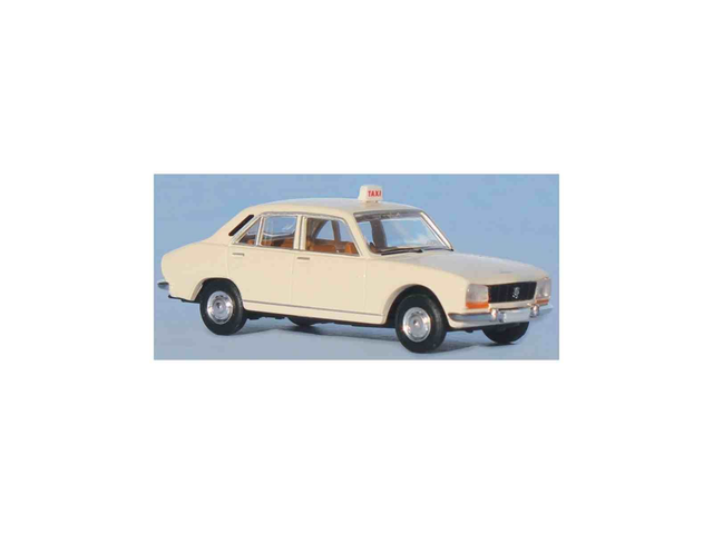 Peugeot 504, taxi blanc SAI 2095.1 1/87