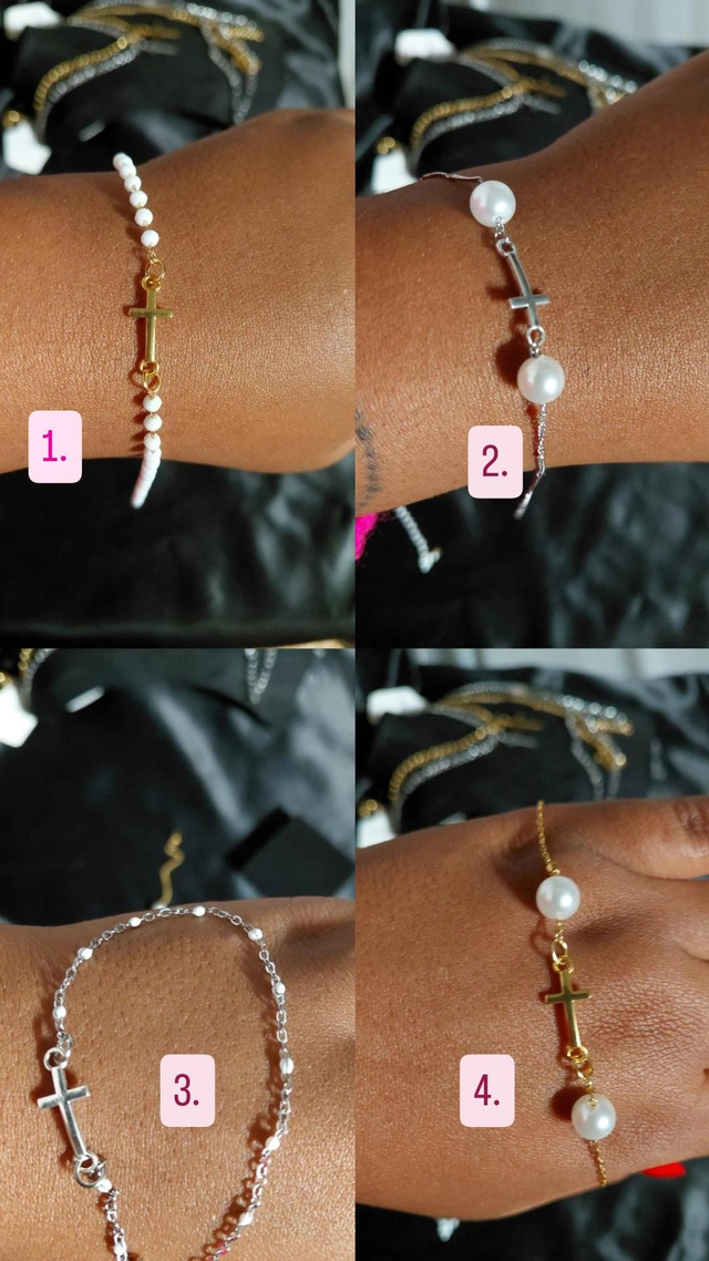 Bracelets Croix Femme/Fille sur mesure