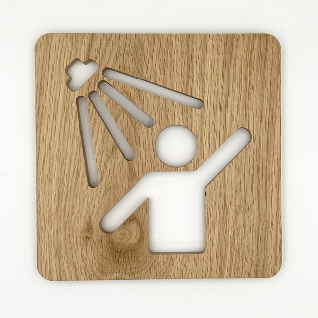 Plaque de porte pour votre salle de bain