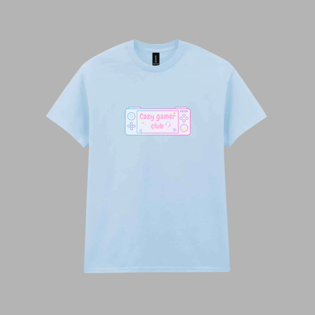 Cozy gamer club T-shirt _ blue