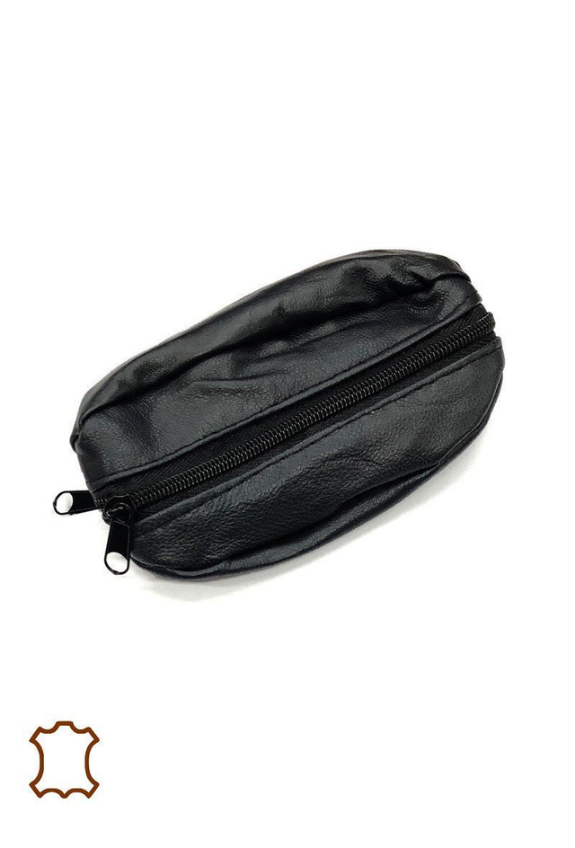 Porte-monnaie grain café cuir