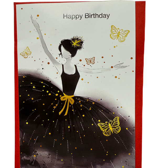 Happy birthday Card - BALLERINA