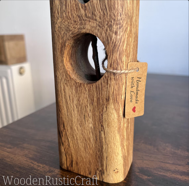 Spalted Turkish Oak Flower Vase