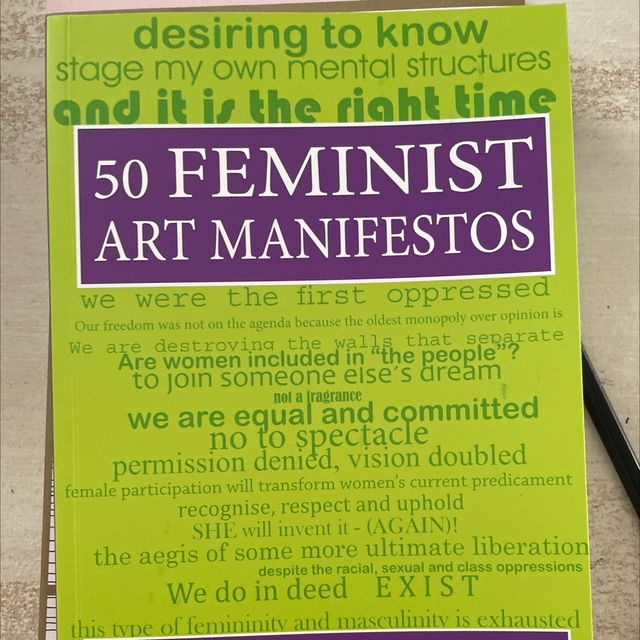 50 Feminist Art Manifestos
