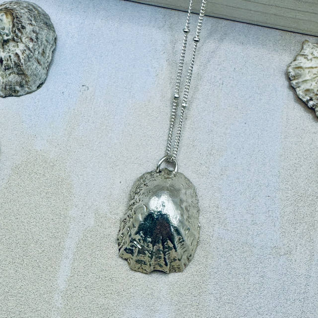 Silver Limpet Shell Necklace