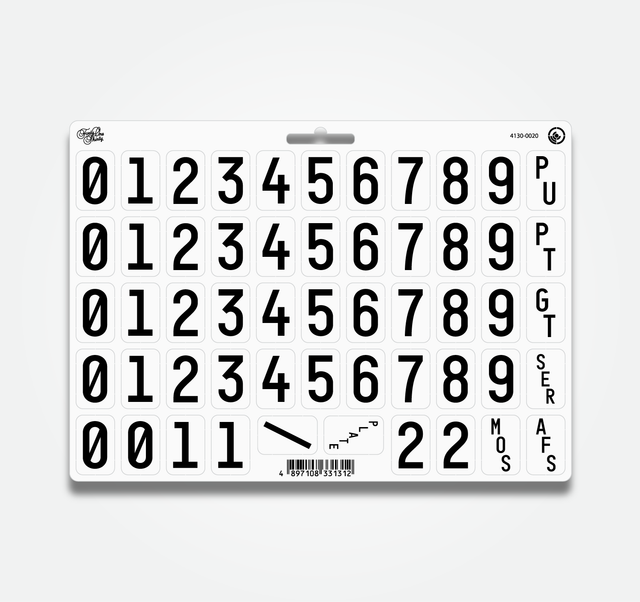 Wet Weather Numbers Sheet (UK/EU)