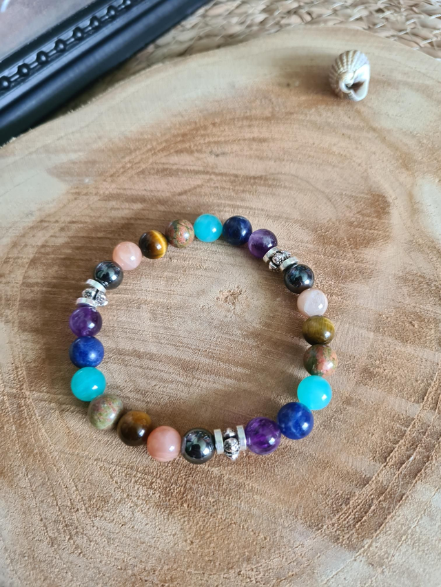 Bracelet 7 Chakras 8mm