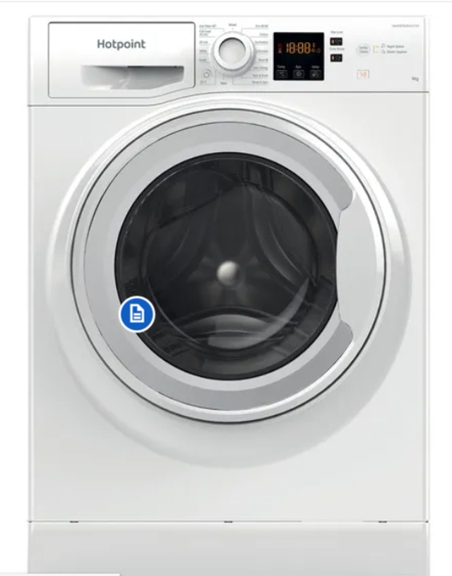 NSWF946WUK Hotpoint 1400 Spin 9kg Washing Machine - White