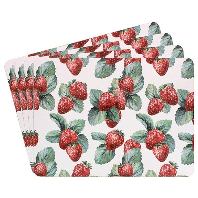 Strawberry Field Placemats Set of 4
