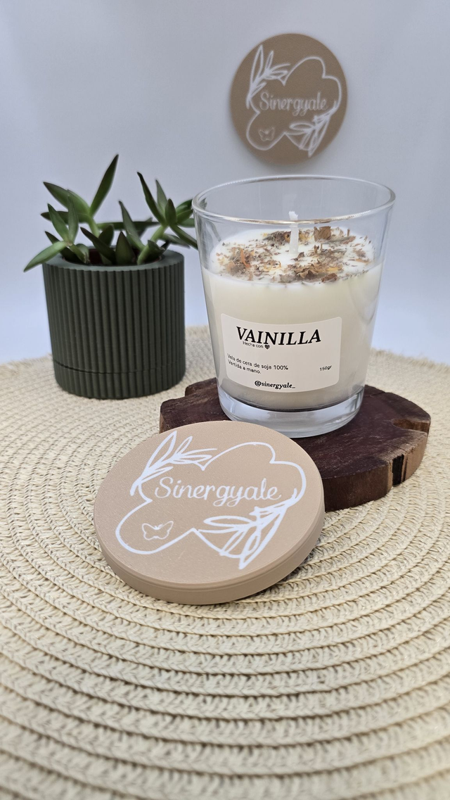 Vela en cristal - Vainilla