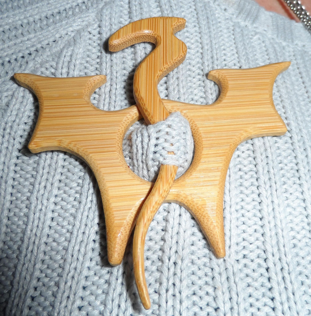 Broche Dragon pour châle, écharpe, pull