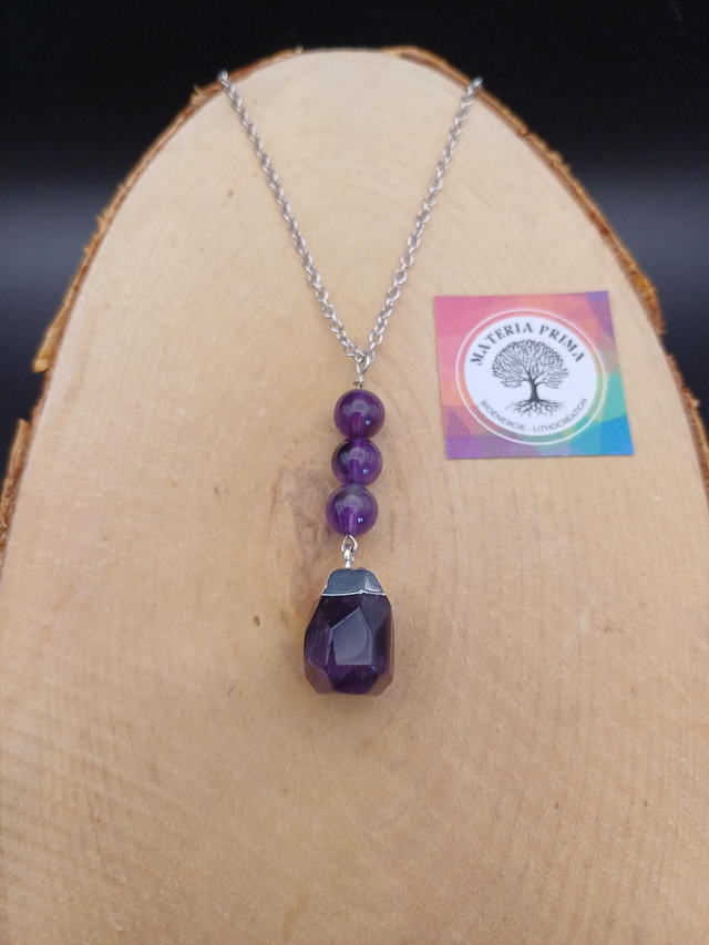 Collier améthyste 