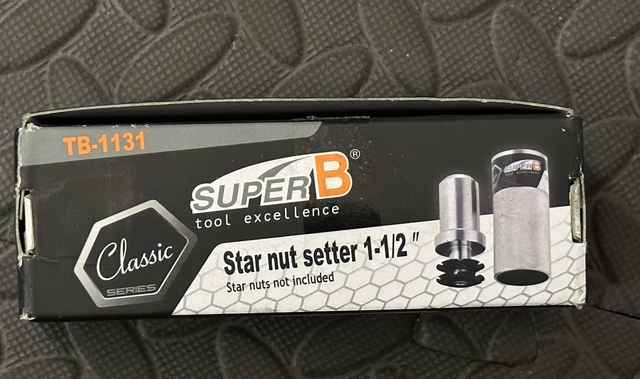Super B Star Nut Setter 1-1/2” (star nuts not included)