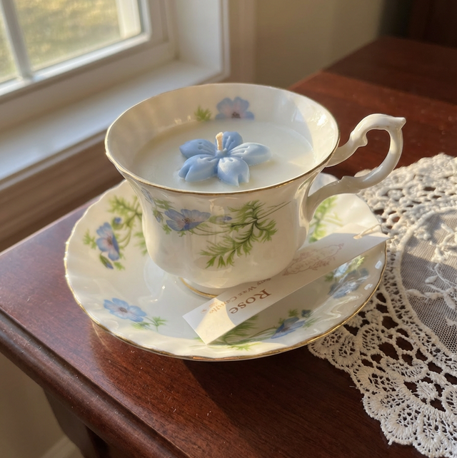 Vintage Teacup Candle 007