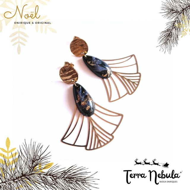 Boucles d'oreilles fleuries Eternité | BO040