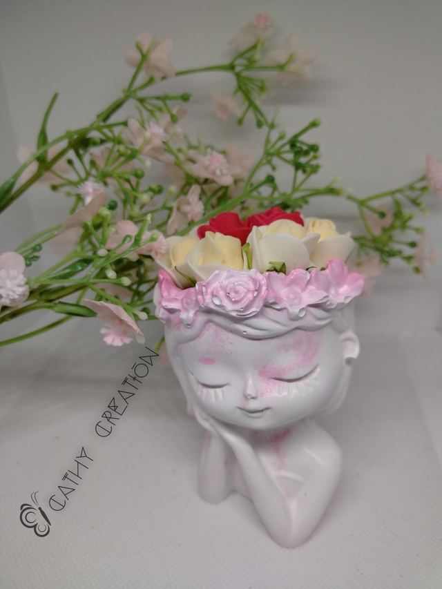 Décoration fille et rose