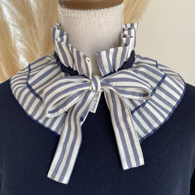 Prévent - Col victorien noeud lavallière fait main 