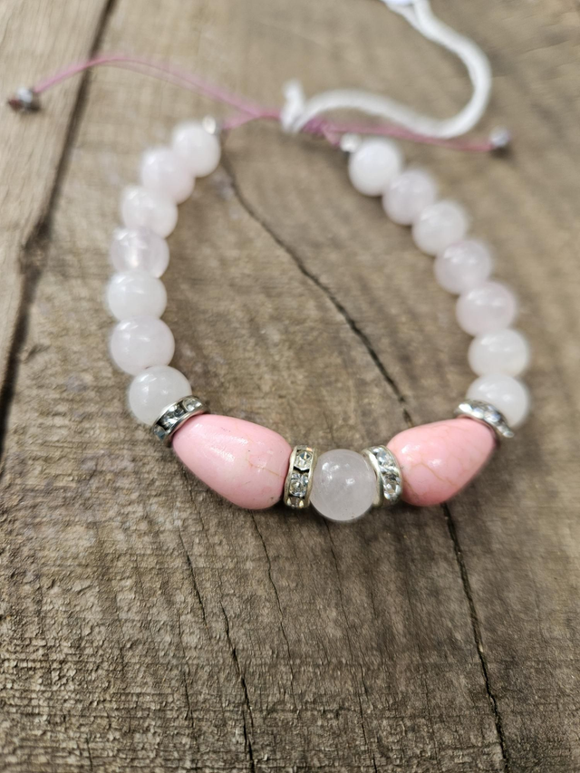 Bracelet femme quartz rose
