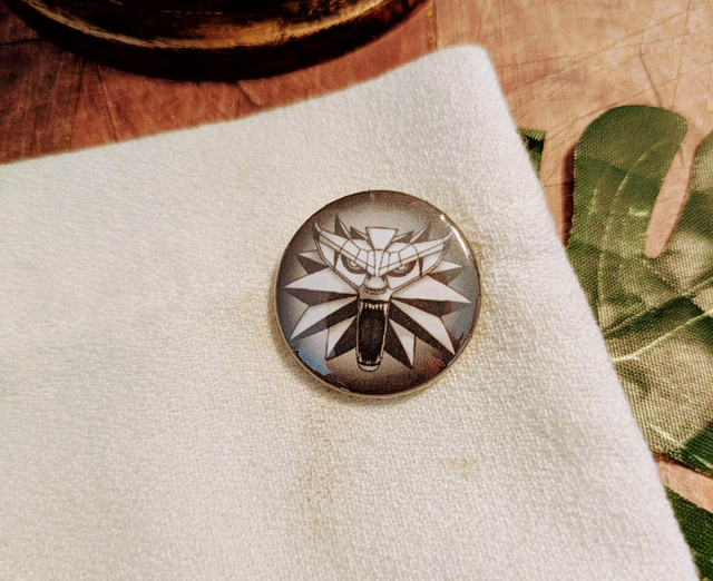 Mini Badge "The Witcher" - 25 mm 