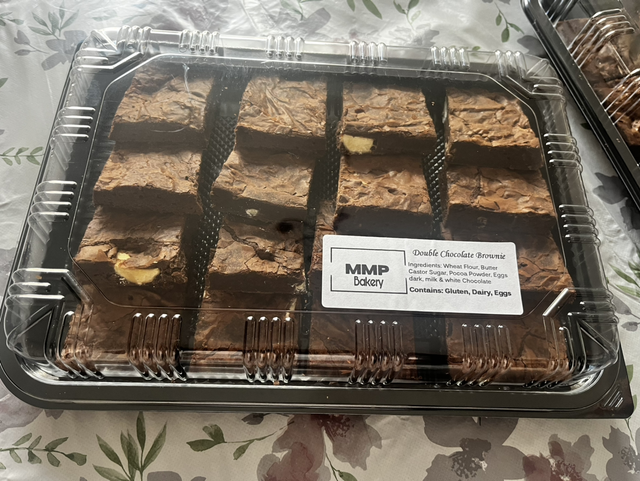 Double chocolate Brownies platter 