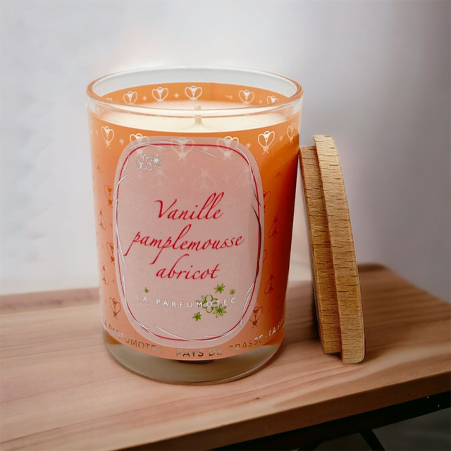 Bougie Vanille Pamplemousse Abricot 