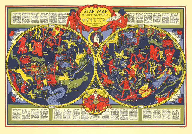 Star Zodiac Map