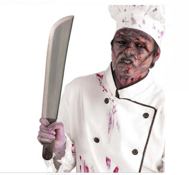 HALLOWEEN MACHETE CHEF ZOMBIE