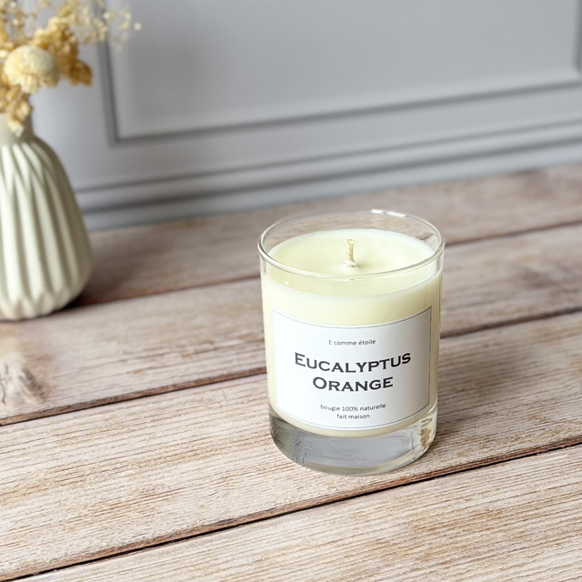 Bougie Eucalyptus Orange