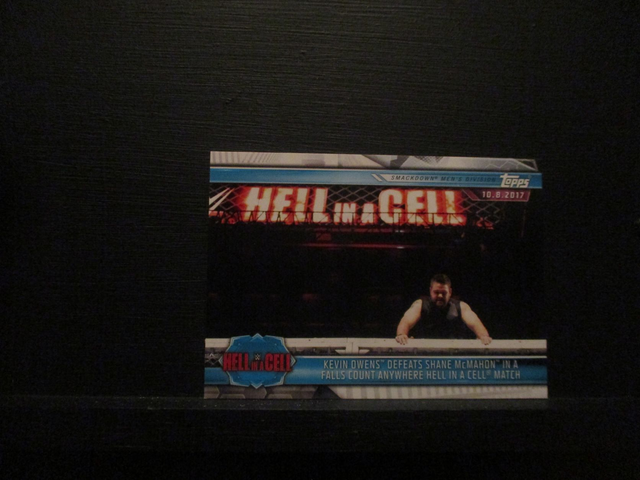 Kevin Owens Defeats Shane McMahon In A Falls Count Anywhere Hell In A Cell Match - Champions Original Trading Card #62