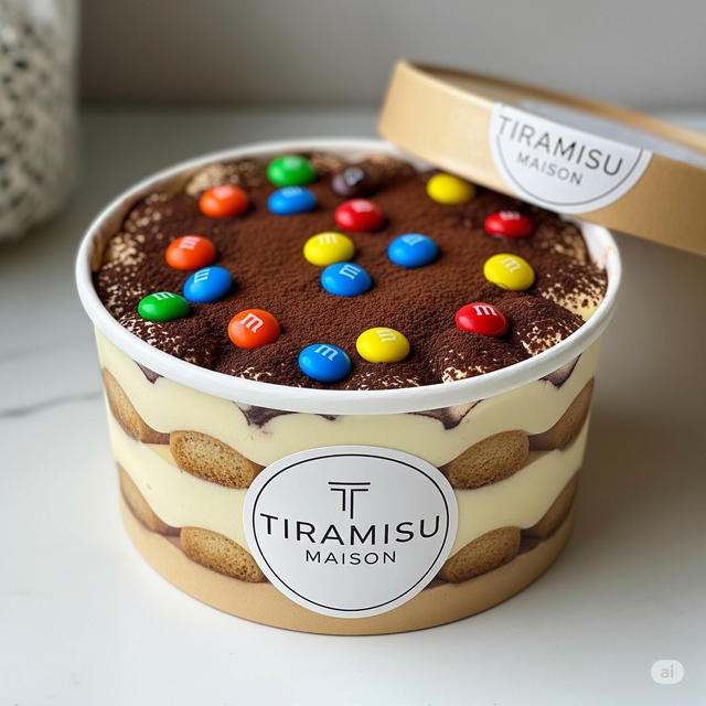 Tiramisu M&m's artisanal 3/4 personnes 