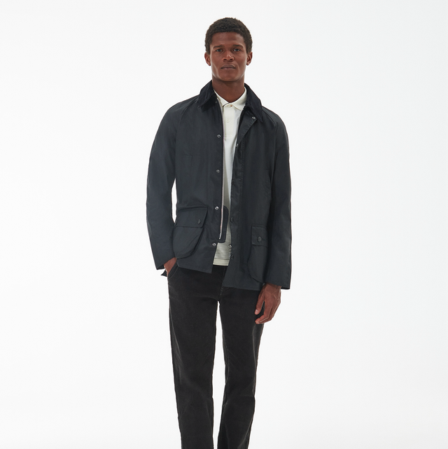 Barbour Ashby Waxed Jacket Black Classic