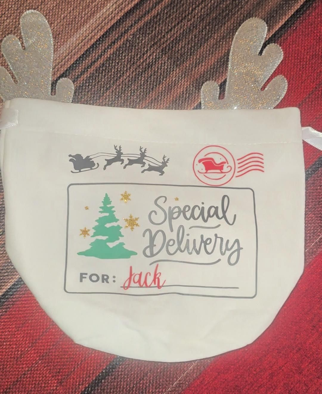 🎅 Special Delivery Mini Santa Sack