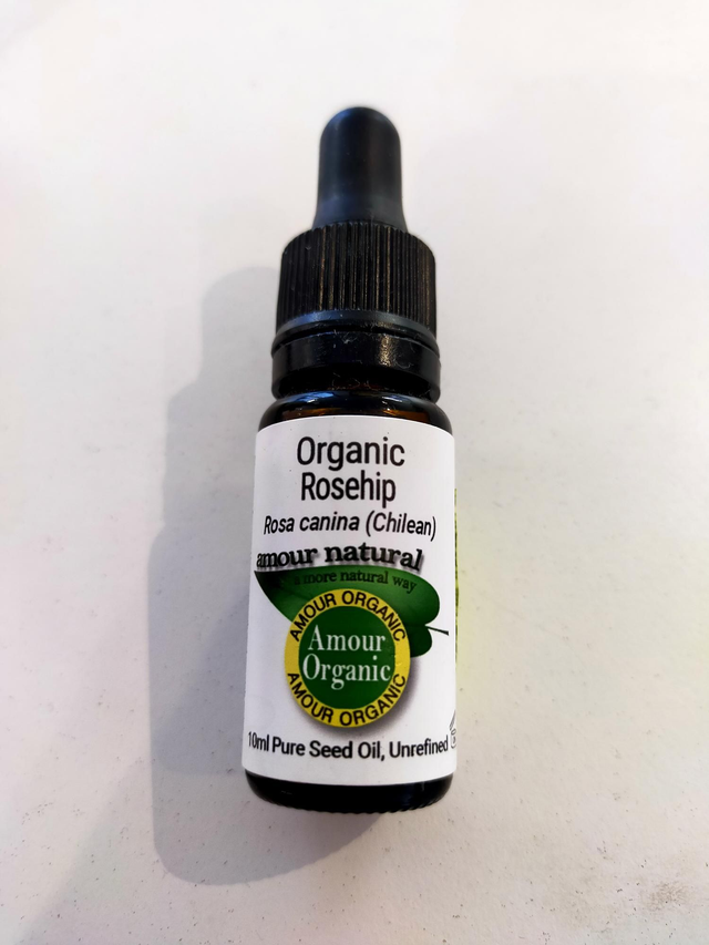 Rosehip seed oil, organic Rosa Mosqueta (Canina) 10ml RHO0010